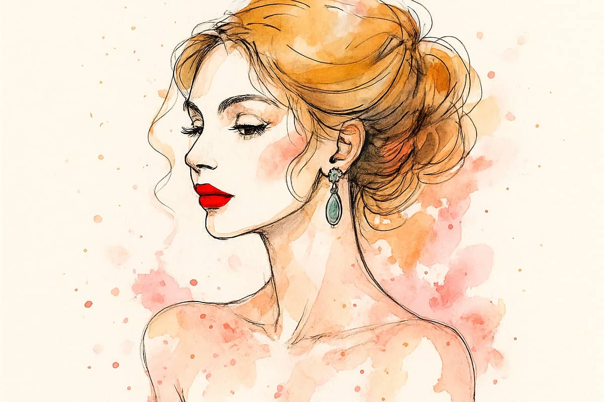 Girl portrait stylized